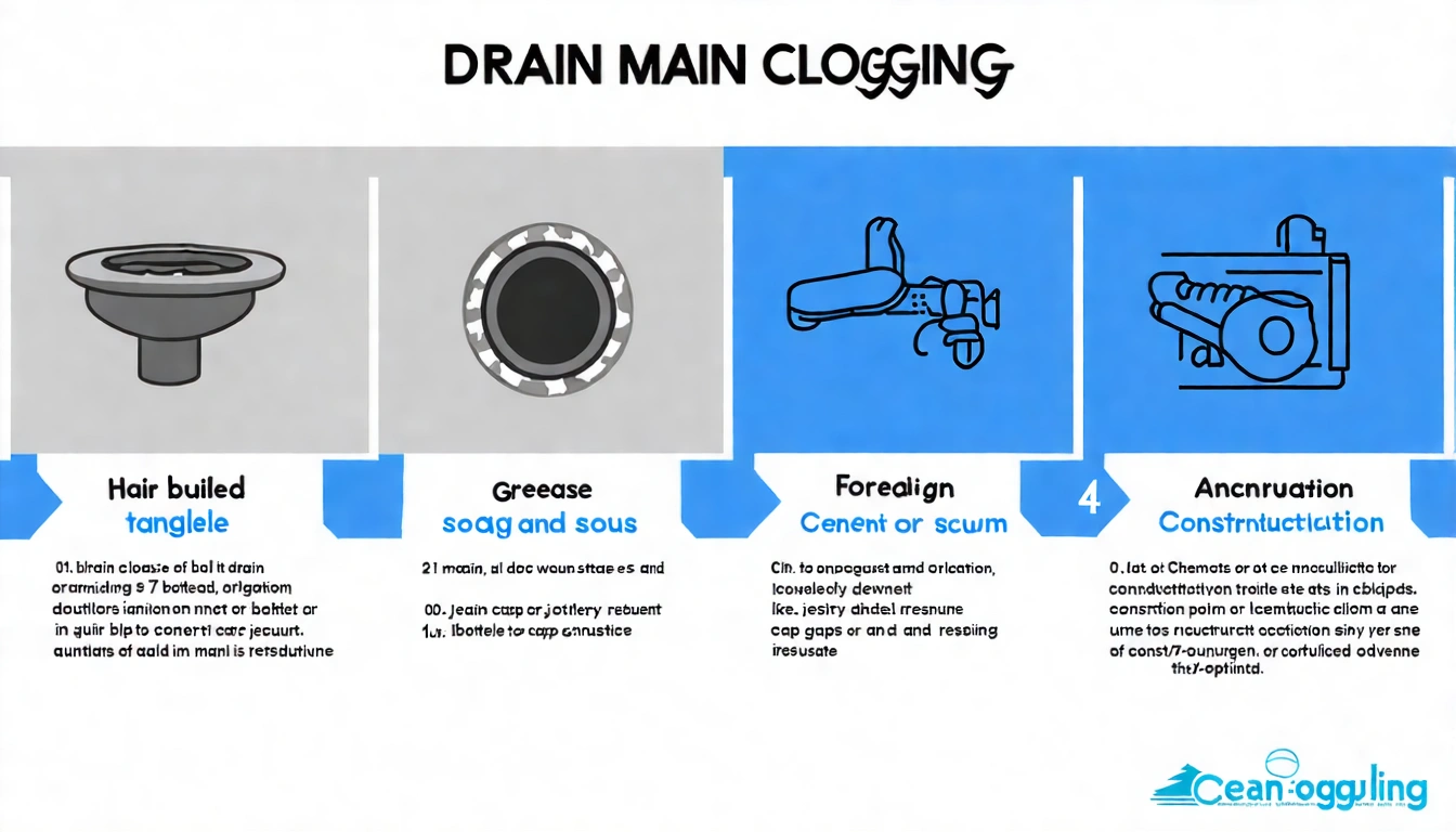 排水孔堵塞原因示意圖