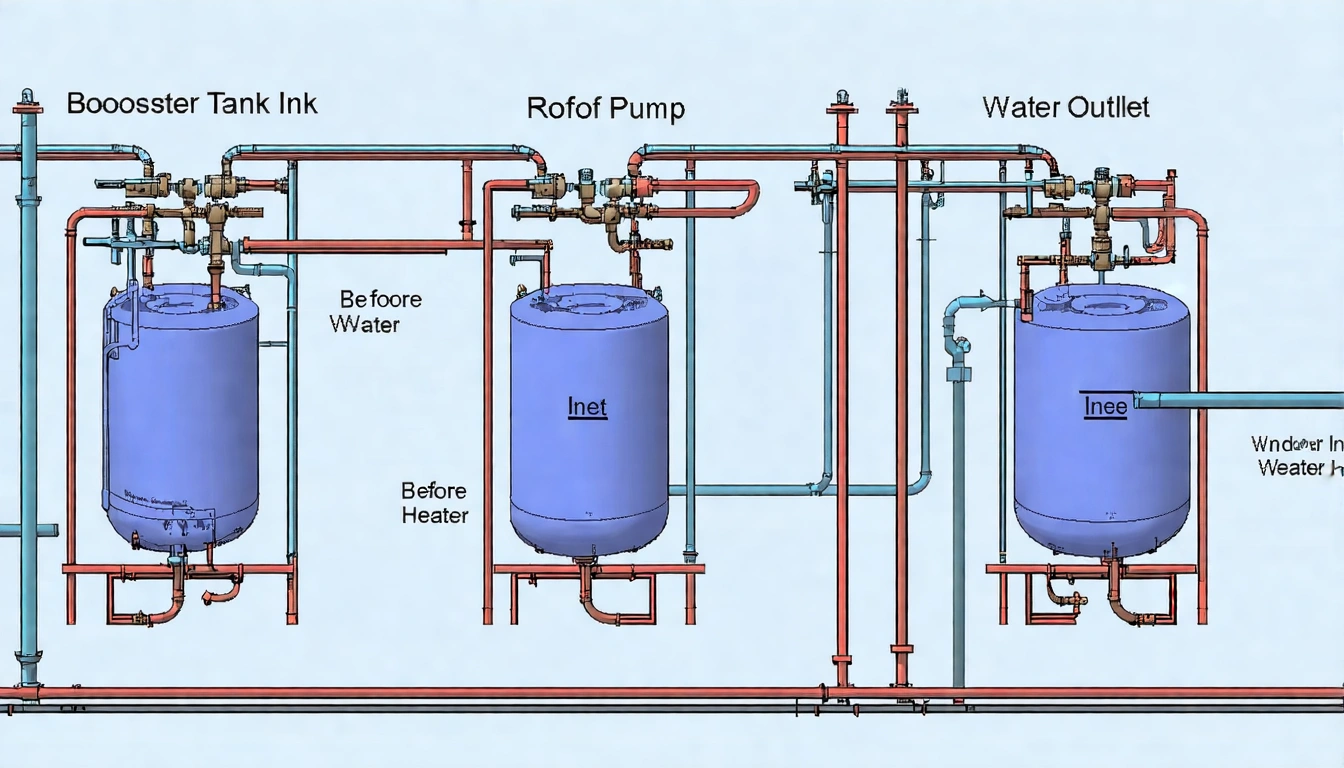 加壓馬達安裝位置示意圖